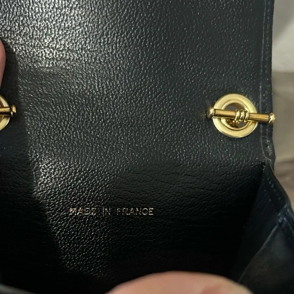 ⚜️🖤 Mini Chanel Wallet on a Chain Adjustable Wallet Crossbody to Belt Bag - Picture 10 of 14